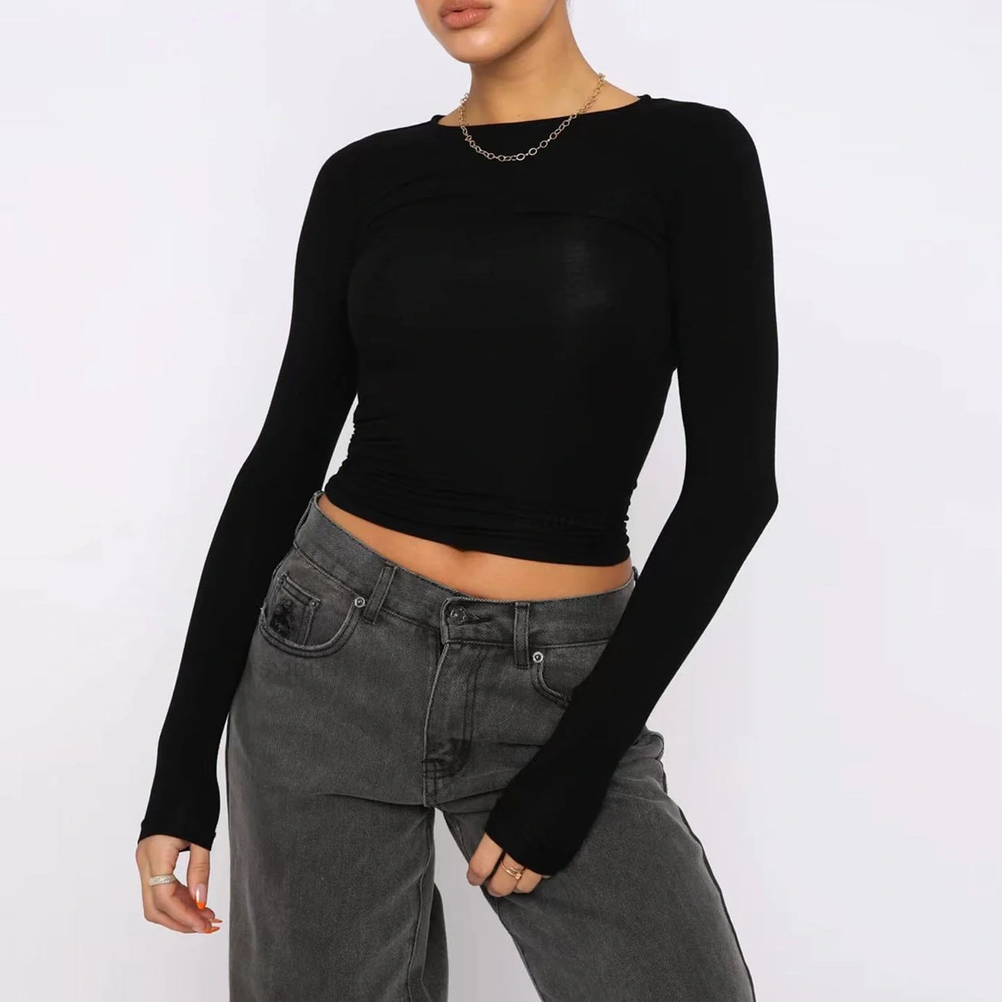Stylish women's polyester pullover tops in a variety of colours and sizes