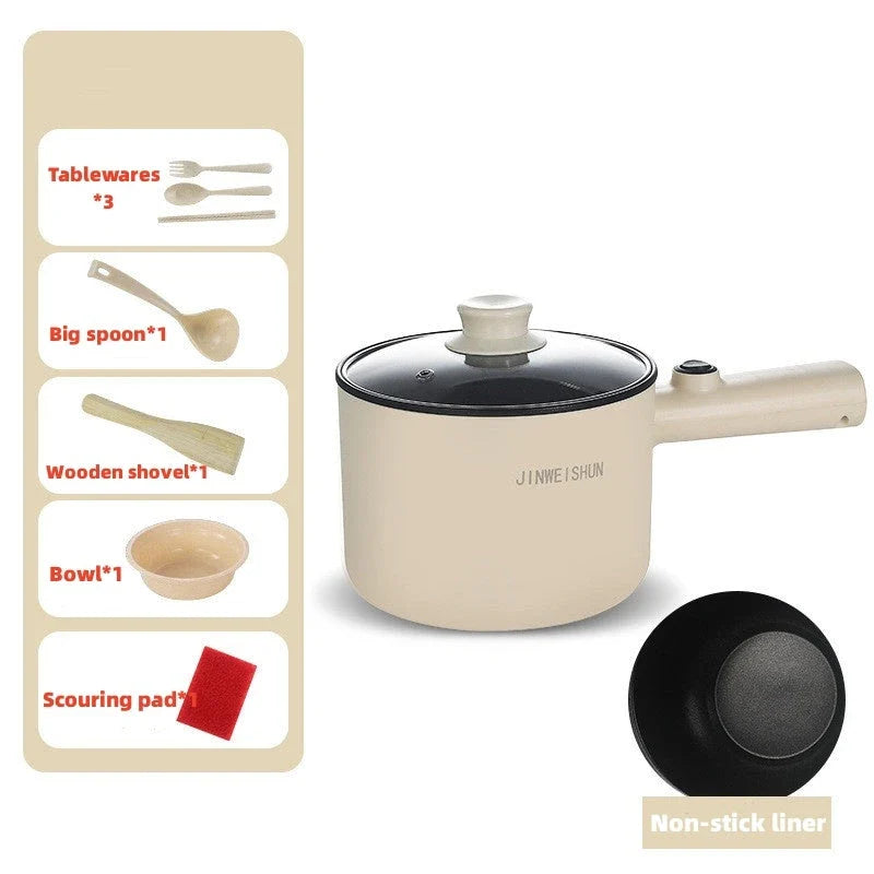 Versatile Mini Electric Cooker for Home and Dorm - Compact, Efficient, and Easy to Use