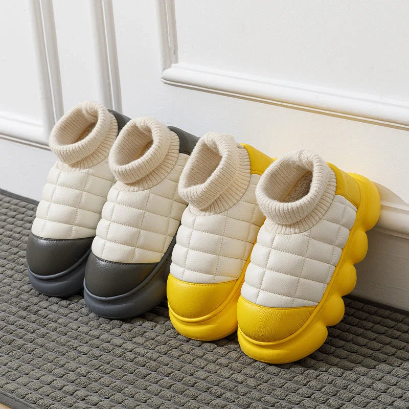 Stylish and cosy cotton insulated snow boots for men, available in a range of fashionable colours with a durable non-slip sole