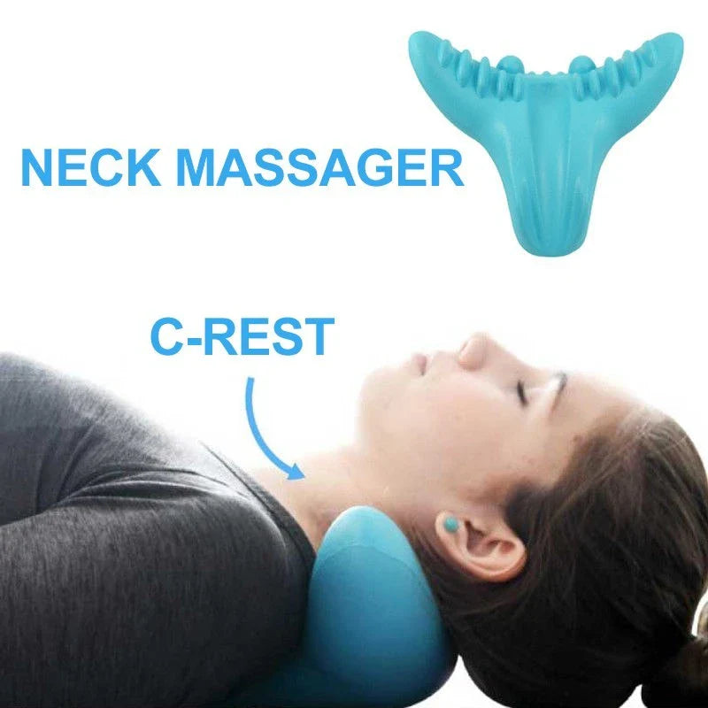 Premium Shiatsu massage pillow with memory foam construction and soothing kneading action for neck and cervical relaxation