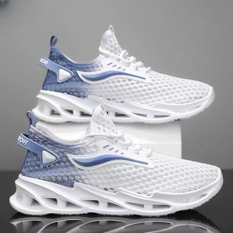 Men's breathable mesh sneakers with lightweight composite sole and variety of color options