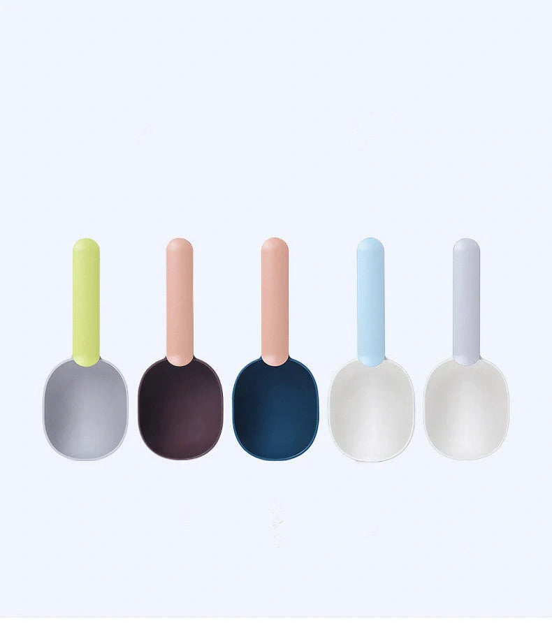 ABS pet food spoon for cats and dogs, 20cm in length, durable and lightweight