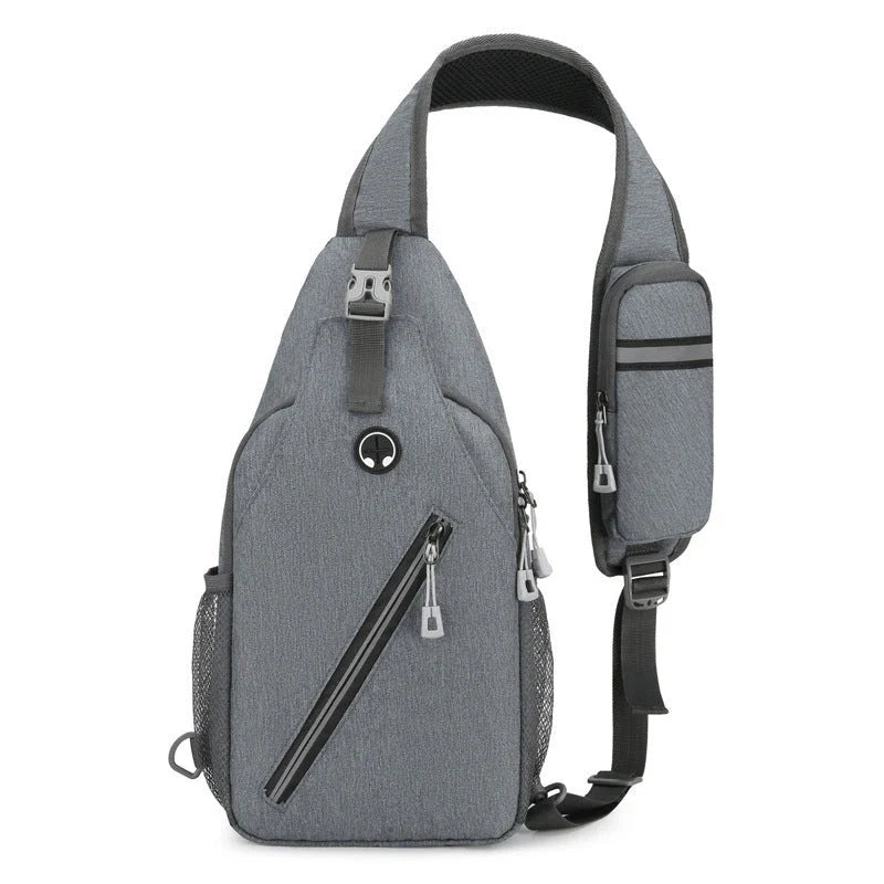Versatile canvas crossbody messenger bag for men, featuring durable construction, multiple pockets, and an adjustable strap for comfortable everyday use.