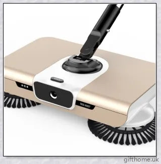 Premium broom set with adjustable handle, spacious dust box, and mop attachment for efficient floor cleaning
