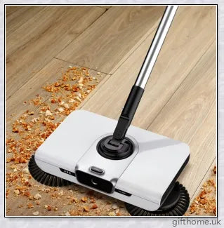 Premium broom set with adjustable handle, spacious dust box, and mop attachment for efficient floor cleaning