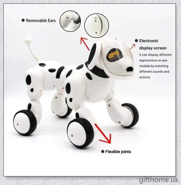 Chip Robot Intelligent Dog Toy - a high-tech, eco-friendly robotic pet for children's enjoyment and learning
