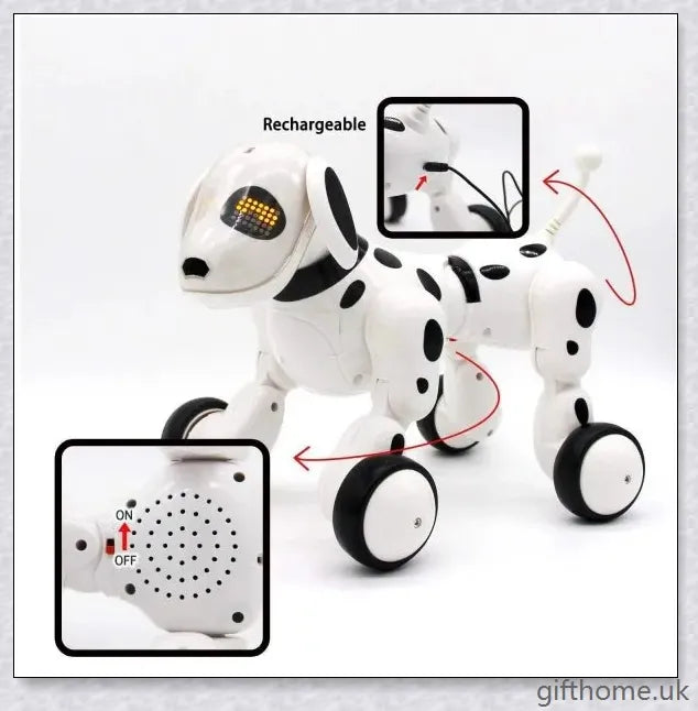 Chip Robot Intelligent Dog Toy - a high-tech, eco-friendly robotic pet for children's enjoyment and learning