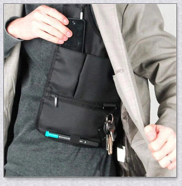 Hidden Slinger - A discreet and secure concealed underarm bag for storing your personal belongings