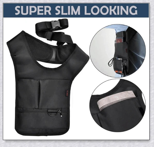 Hidden Slinger - A discreet and secure concealed underarm bag for storing your personal belongings