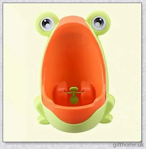 A sturdy, leak-proof toilet urinal in various colours, designed for easy potty training of young children in the UK