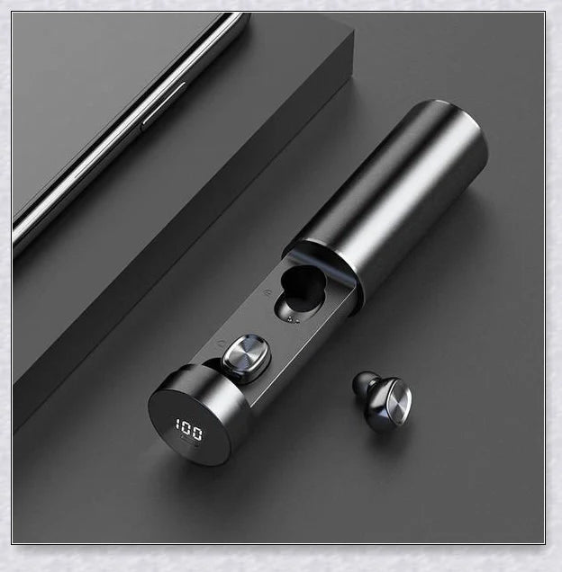 New Space Capsule Bluetooth Earphones with breathtaking lighting effect and compact design