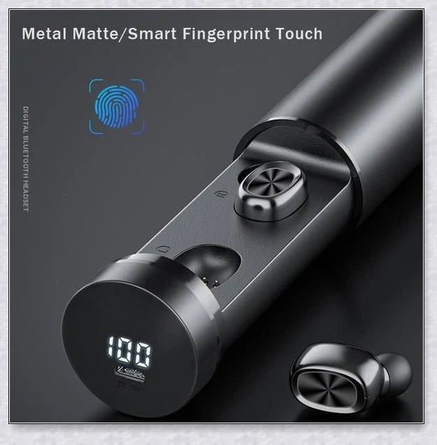 New Space Capsule Bluetooth Earphones with breathtaking lighting effect and compact design