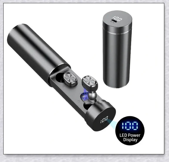 New Space Capsule Bluetooth Earphones with breathtaking lighting effect and compact design