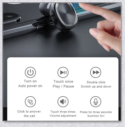 New Space Capsule Bluetooth Earphones with breathtaking lighting effect and compact design