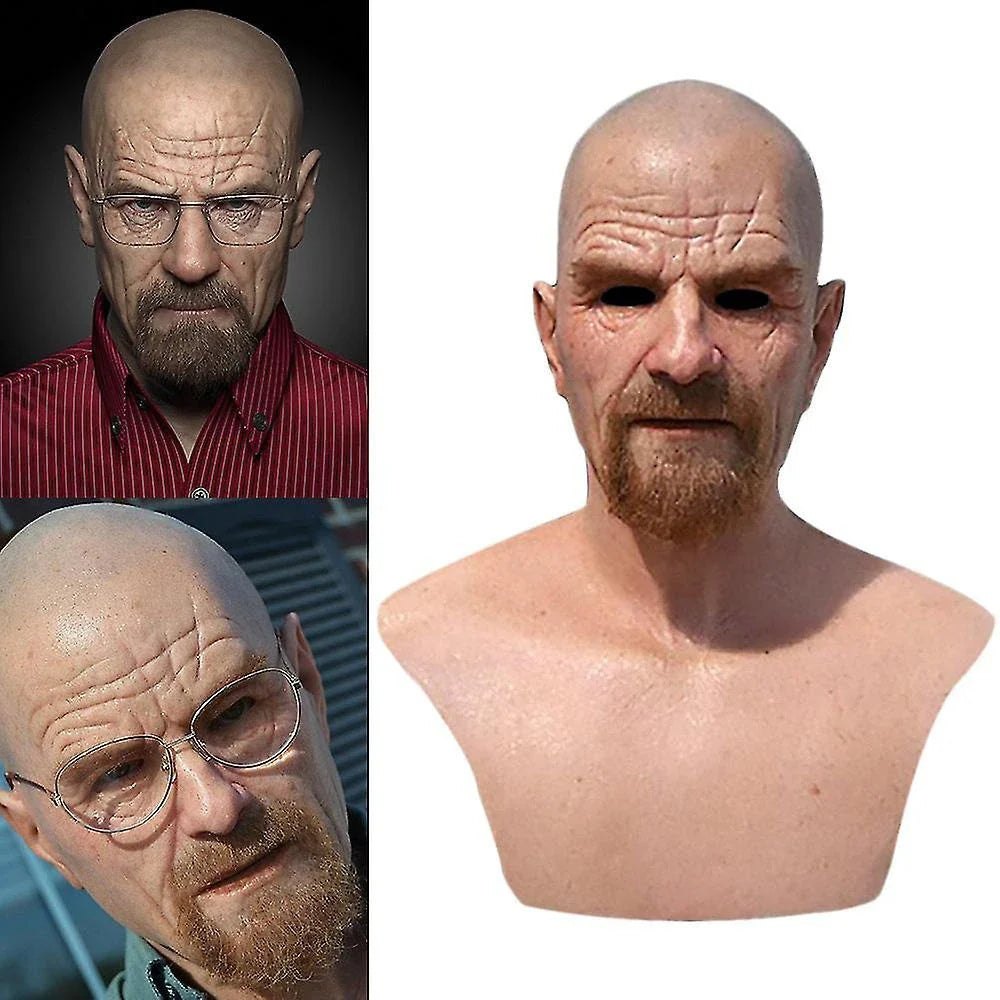Lifelike 3D Halloween headgear with chilling latex design for spooky costume and party looks