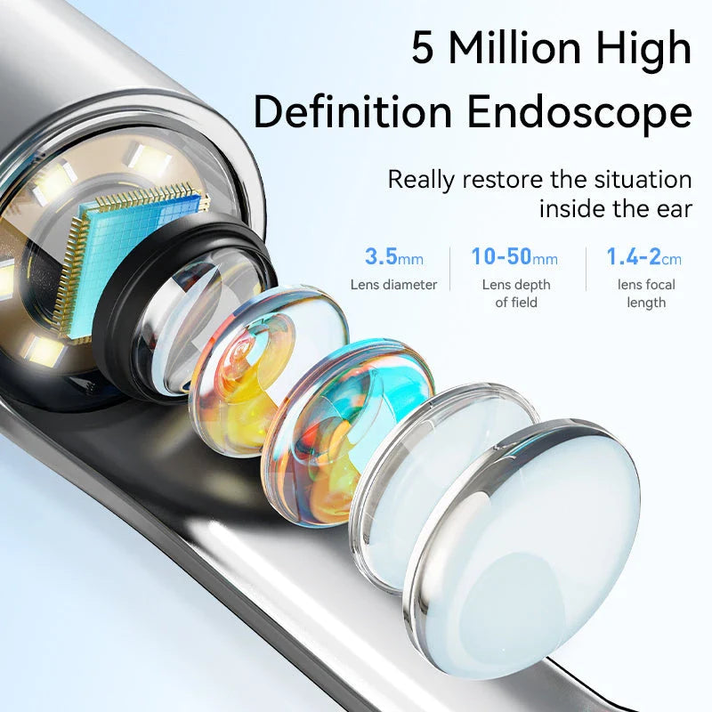 HD Visual Ear Cleaner with Built-in Camera for Effective and Safe Ear Wax Removal