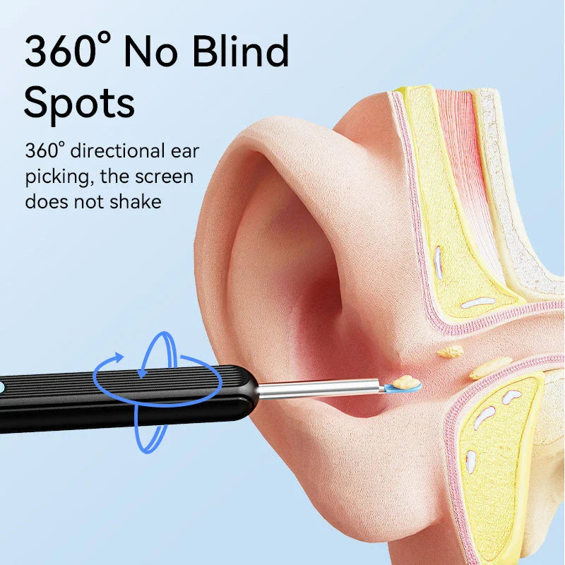 HD Visual Ear Cleaner with Built-in Camera for Effective and Safe Ear Wax Removal