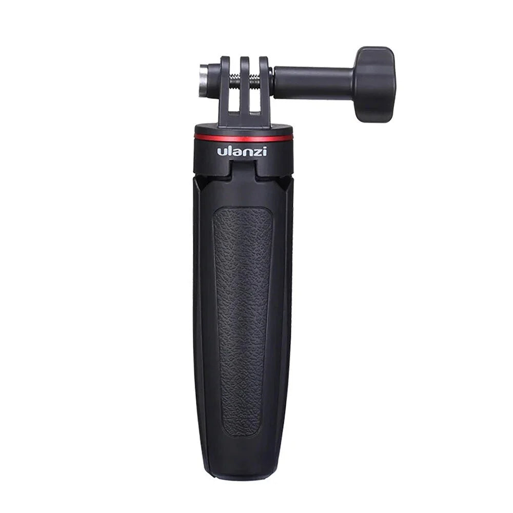 Compact Vlog Tripod - Portable, extendable mini tripod for action cameras, with various angle and height adjustments