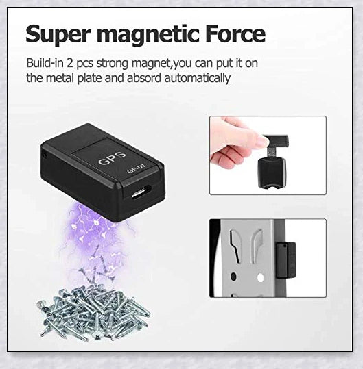 Compact and powerful Magnetic Mini GPS Tracker for real-time location monitoring of loved ones, assets, and vehicles