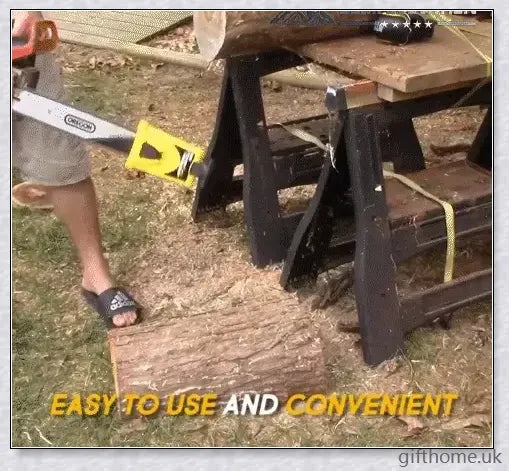 A compact and lightweight chainsaw teeth sharpener with a protective case and high-quality whetstone for quickly restoring the cutting edge of your chainsaw.
