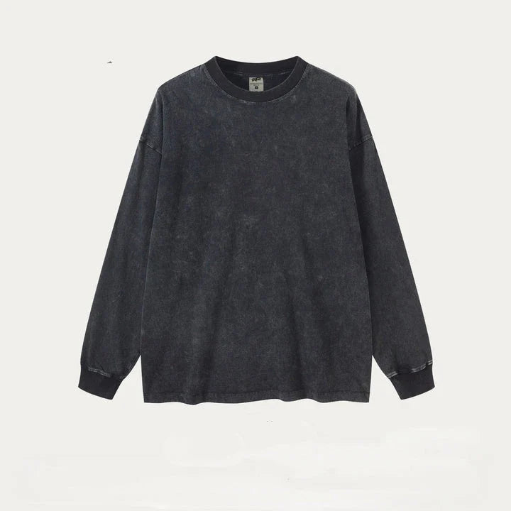 Men's Purified Cotton Long Sleeve Loose Shirt in a range of sophisticated colours, featuring a relaxed, yet refined, fit and premium-quality construction.