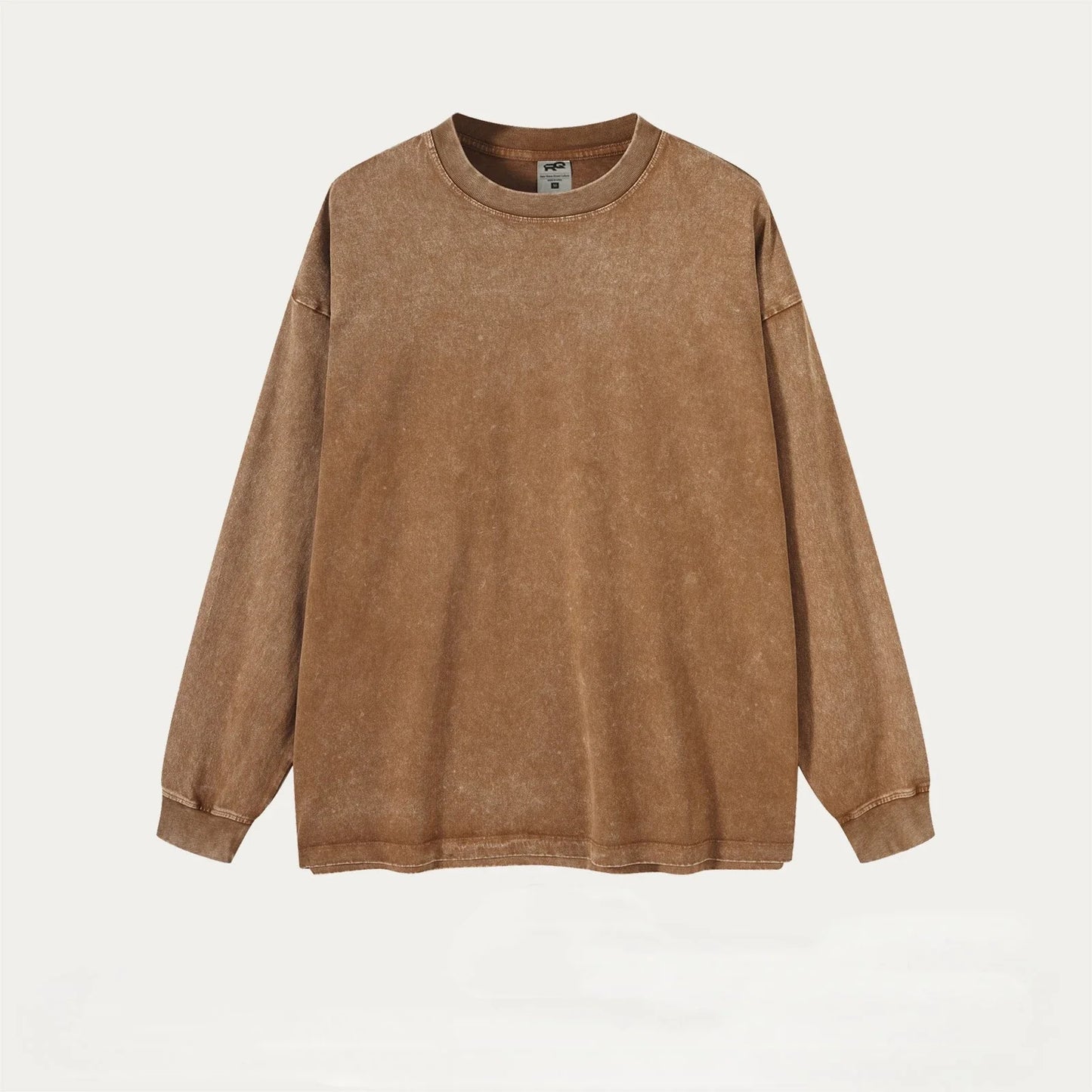 Men's Purified Cotton Long Sleeve Loose Shirt in a range of sophisticated colours, featuring a relaxed, yet refined, fit and premium-quality construction.