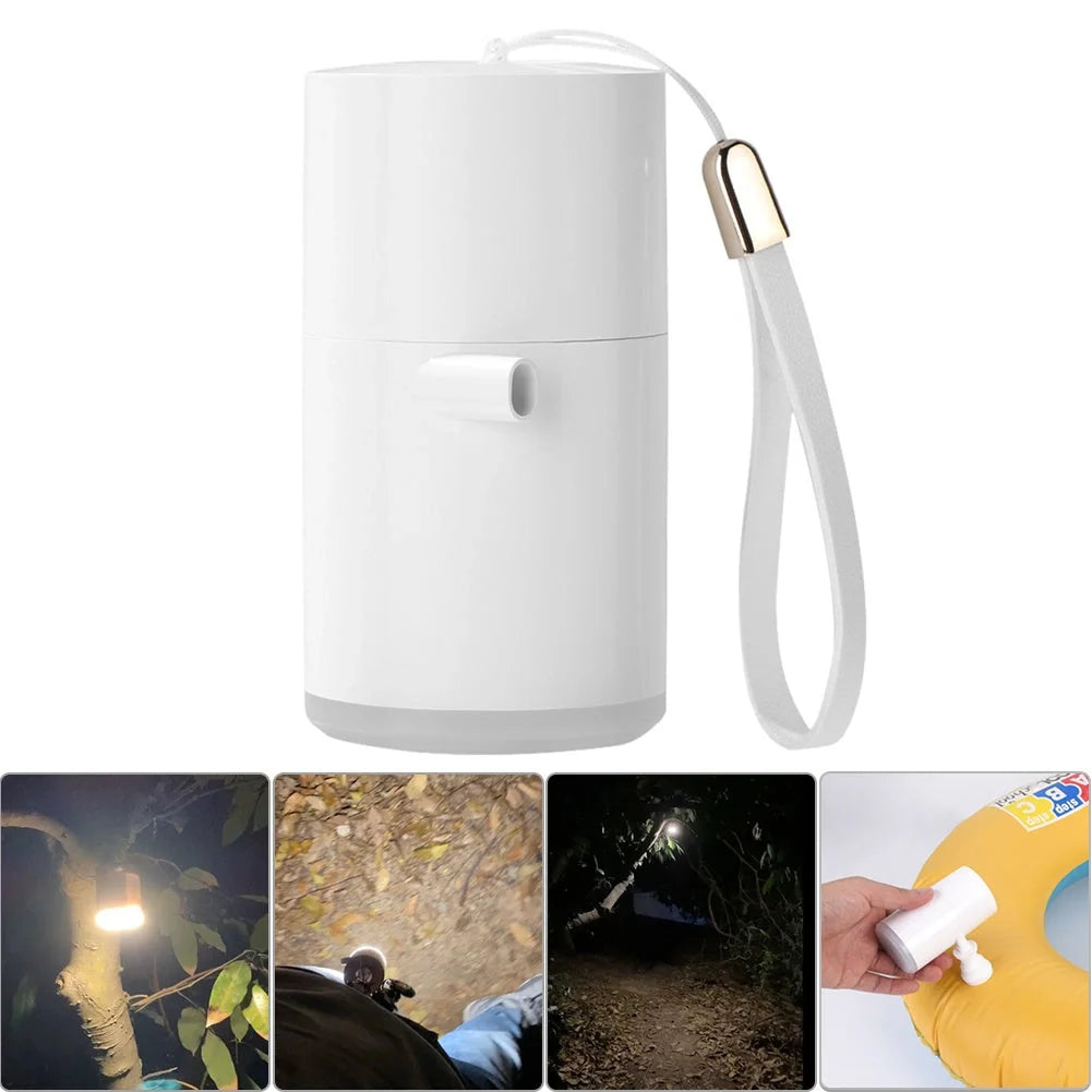Outdoor Ultra-Long Life Electric Vacuum Three-in-One Camping Light with LED, vacuum pump, and distress signal