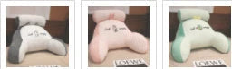 Plush lumbar cushion with ergonomic design for comfortable back and neck support on sofa, chair, and bed