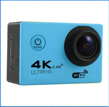Robust 4K Ultra HD Waterproof Sport Camera with 12MP sensor, 170-degree wide-angle lens, and water-resistant design for filming up to 30 metres underwater