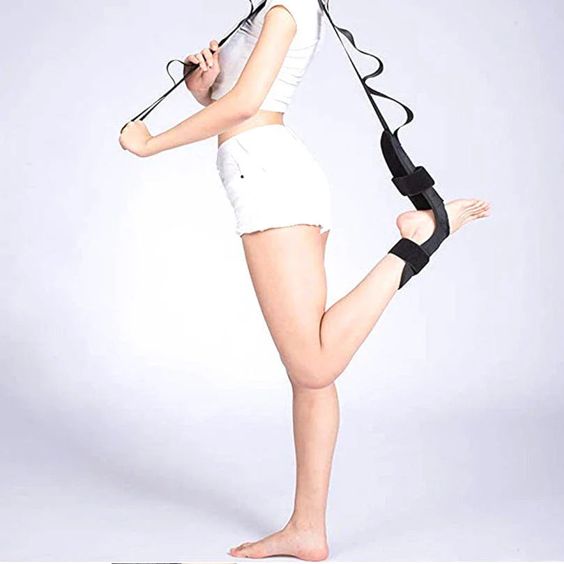 Premium Foot and Leg Stretcher for Plantar Fasciitis Relief - Versatile Stretching Tool with Unique Multi-Loop Design