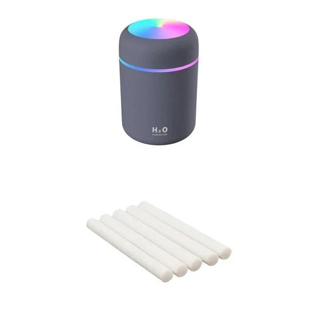Mini USB Humidifier with Soothing Mist, Quiet Operation, and Automatic Shut-Off for Bedrooms