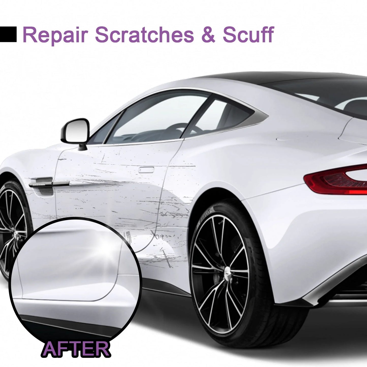 3-in-1 Fast-Acting Car Paint Spray for high protection and shine