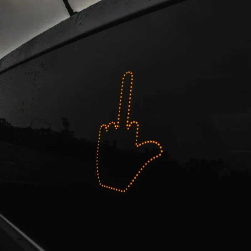Attention-Grabbing Gesture Light: Illuminate Your Driving Expressions with 176 Bright LED Bulbs and Three Gesture Modes