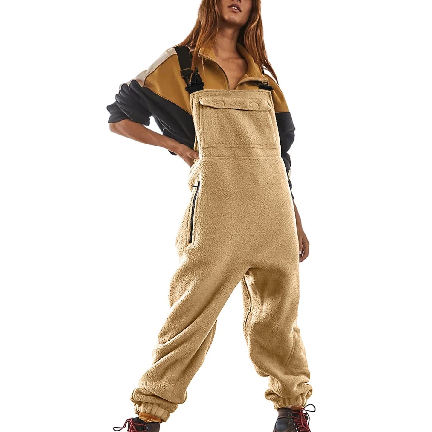 Premium Workwear Jumpsuit in Cosy Polar Fleece - Versatile Office Attire in Multiple Colours