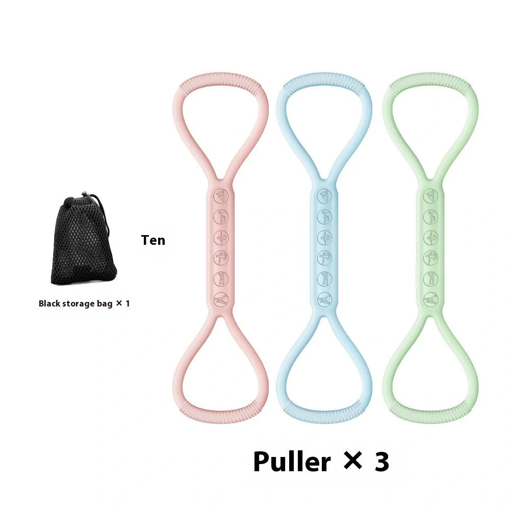 Premium resistance bands for women's chest fitness workouts, available in a range of colours and resistance levels for targeted muscle development.