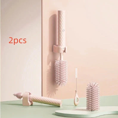 Electric Silicone Bottle Brush with 360-degree rotation for cleaning baby bottles and pacifiers