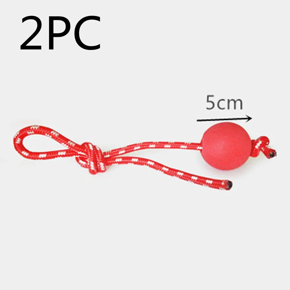 Durable, colourful chew toy with unique sucker design for dogs to play and maintain dental health