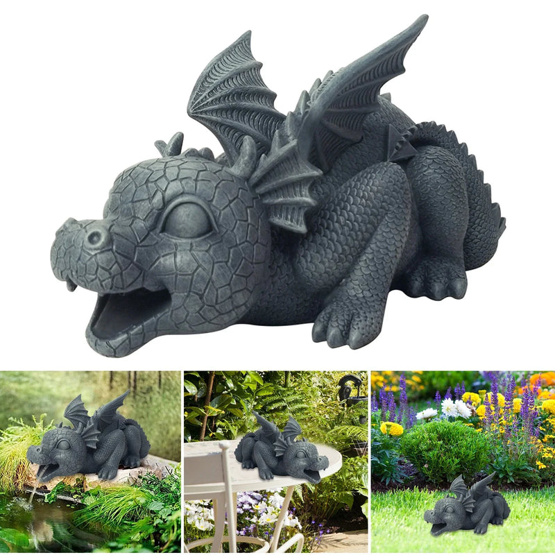 GiftHome UK Charming Dinosaur Fountain Ornament for Home & Garden