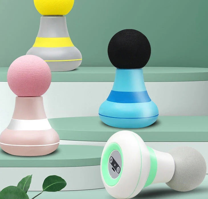 Compact and powerful mini massage gun for deep muscle relief and relaxation