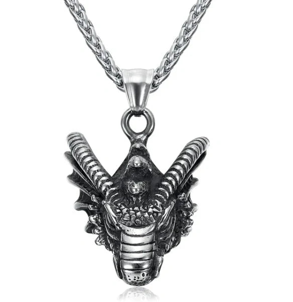 Vintage Norse rune necklaces for men, featuring a range of intricate Viking symbols and designs crafted from premium stainless steel