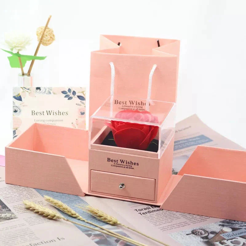 Eternal plastic rose in various colors, featuring lifelike petals and a durable design for long-lasting beauty and elegance