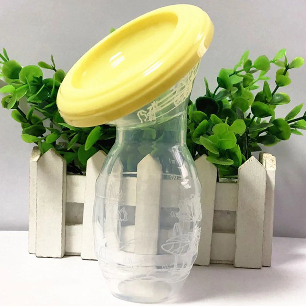 Premium silicone breast pump with large 85mm opening, designed for discreet and comfortable milk collection