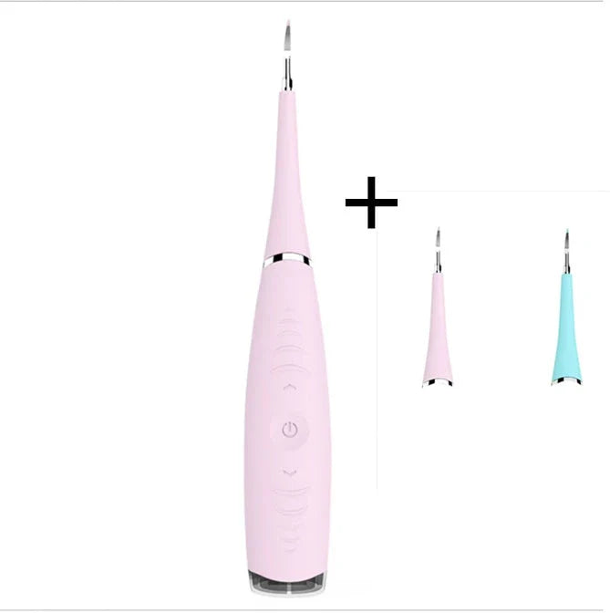 Waterproof Electric Toothbrush Cleaner with Vibrating Head, Silica Gel and ABS Materials, Ergonomic Handle for Effective Plaque and Tartar Removal