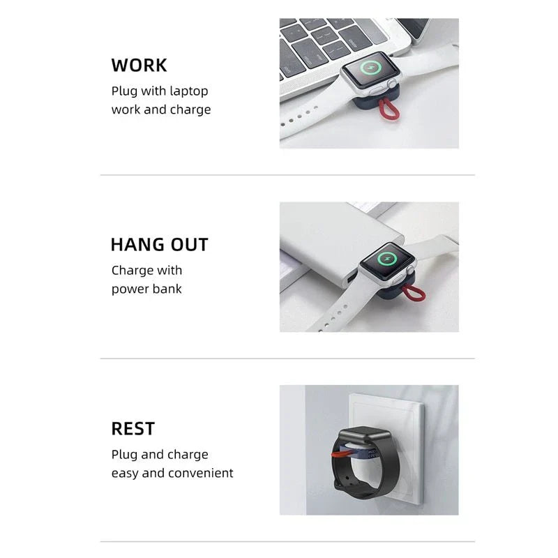 Universal Magnetic Wireless Charger for Apple Watch - Convenient, Reliable, and Durable Charging Solution