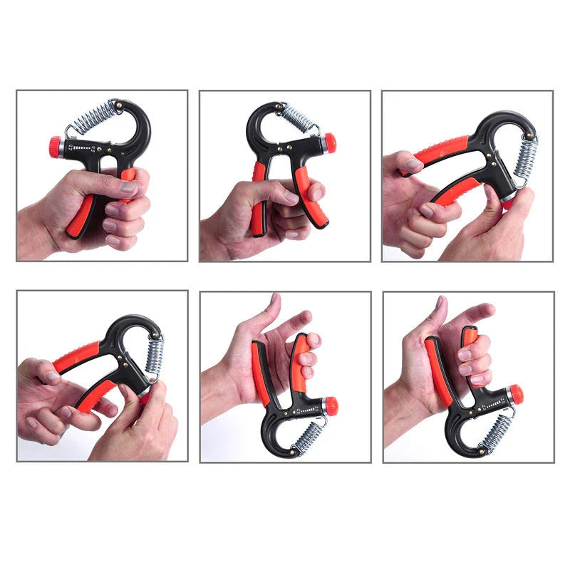 Robust adjustable hand grips with a range of 10-40 kg, designed for building powerful grip strength