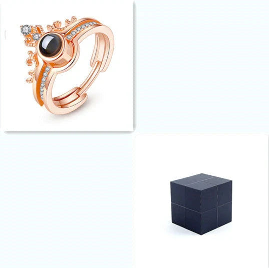 A premium Valentine's Day gift box featuring a 'magic cube' opening mechanism, designed to make marriage proposals enchanting and memorable.