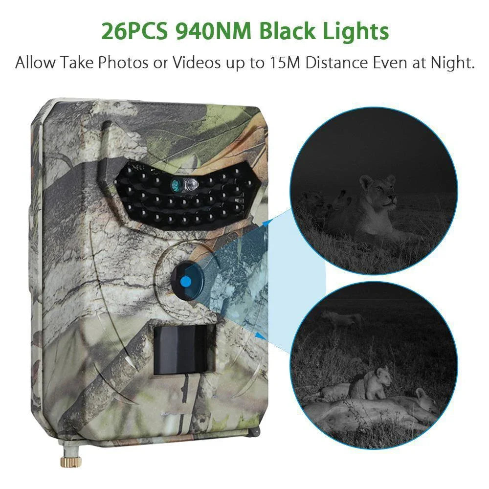 High-resolution 1080p trail camera with advanced night vision and weatherproof design for hunting and wildlife scouting in the British countryside