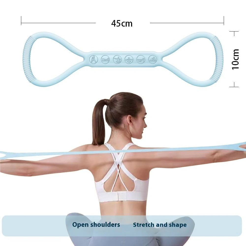 Premium resistance bands for women's chest fitness workouts, available in a range of colours and resistance levels for targeted muscle development.