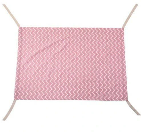 Portable baby crib hammock made of soft crushed velour in various colors to help reduce SIDS and flat head syndrome