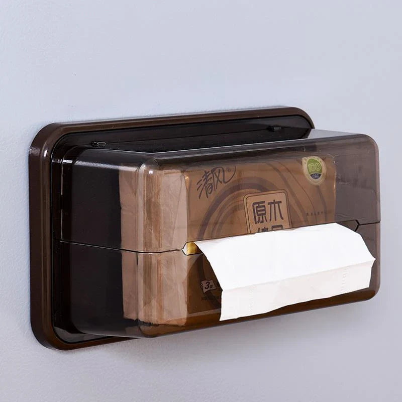Versatile refrigerator organiser with multiple compartments for storing cling film, tissues, and other small kitchen items